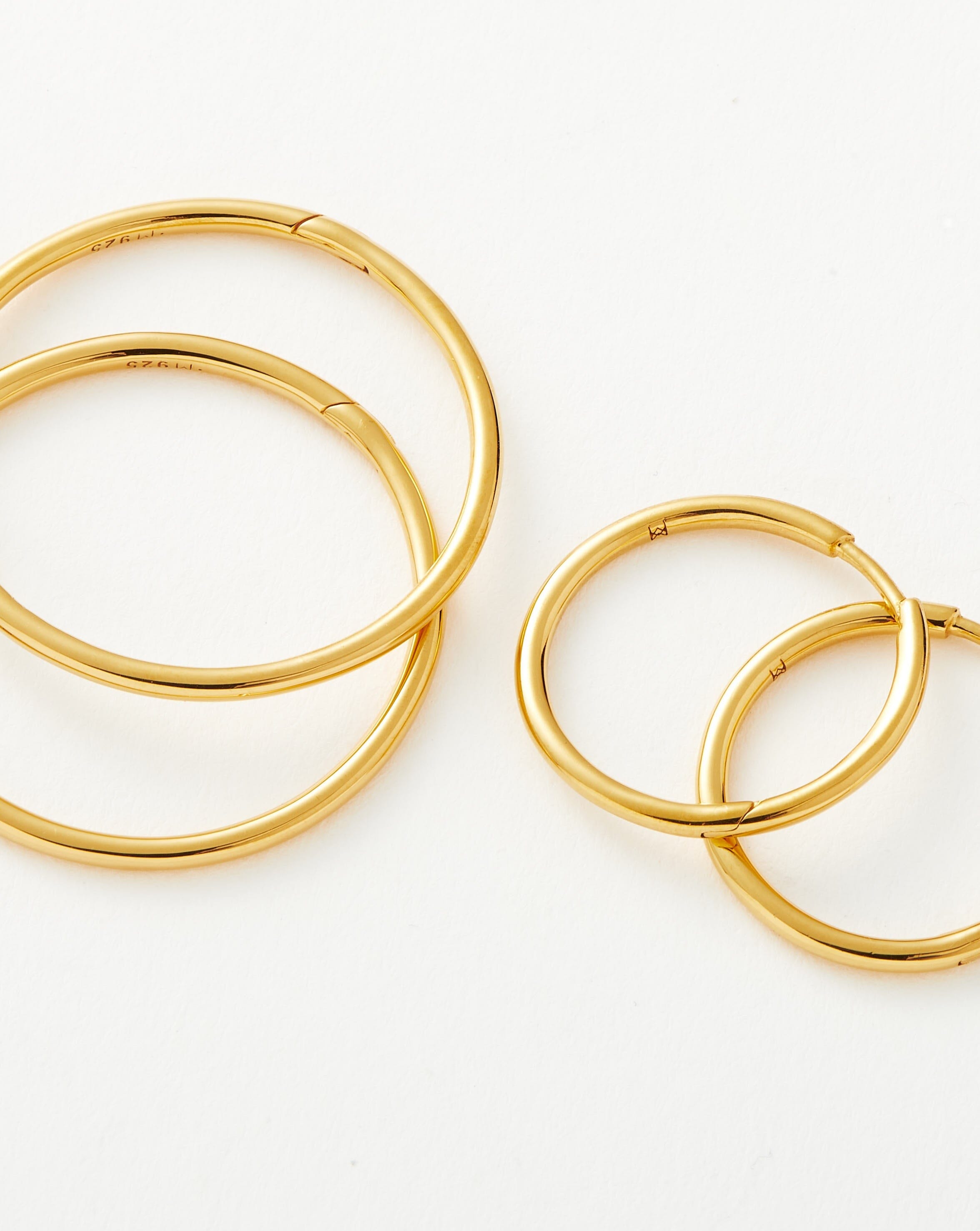 Classic Hoop Earrings for Women - 14K Gold Plated Stainless Steel Dangle Earrings - Trendy Fashion Jewelry Gift for Her - Perfect for Everyday Wear, Parties & Special Occasions