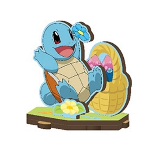 Pokemon MDF Wooden Construction Kit - Ensky 3 Inch DIY Wooden Figure Set for Kids & Adults | Perfect for Home Decor, Gifts & Collectibles