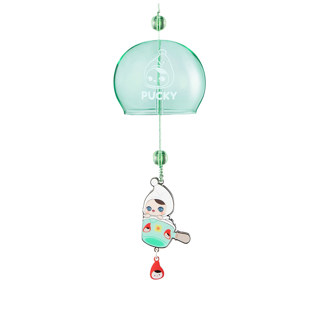 POP MART Pucky Home Time Series Wind Chime Blind Box - Cute Collectible Figurine for Home Decor, Office Desk & Gift Giving