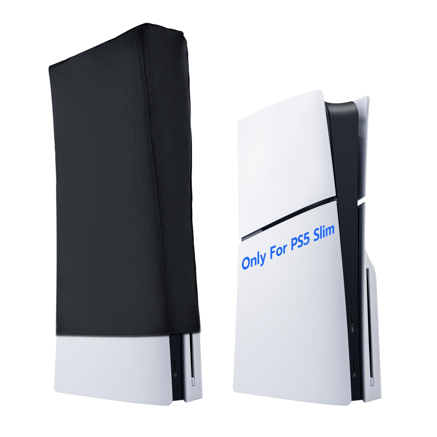 Wigearss Dustproof Protective Cover for PS5 Slim Console - Not Compatible with PS5/PS5 Pro | Perfect for Gaming Setup & Console Protection