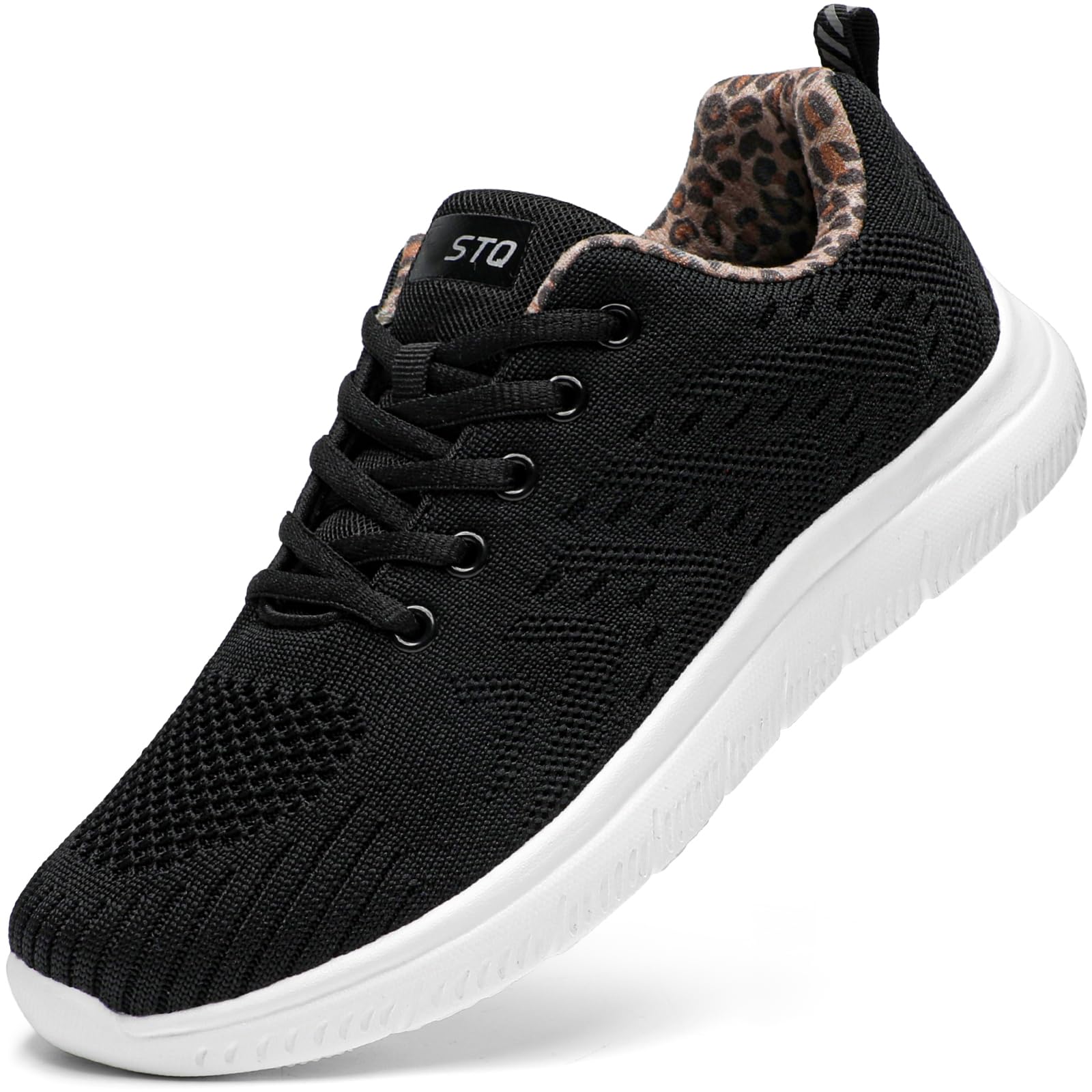 STQ Women's Lightweight Tennis Shoes - Comfortable Walking & Athletic Sneakers for Gym, Workout, Cross Training | Fashionable & Breathable for Running, Jogging, Casual Wear