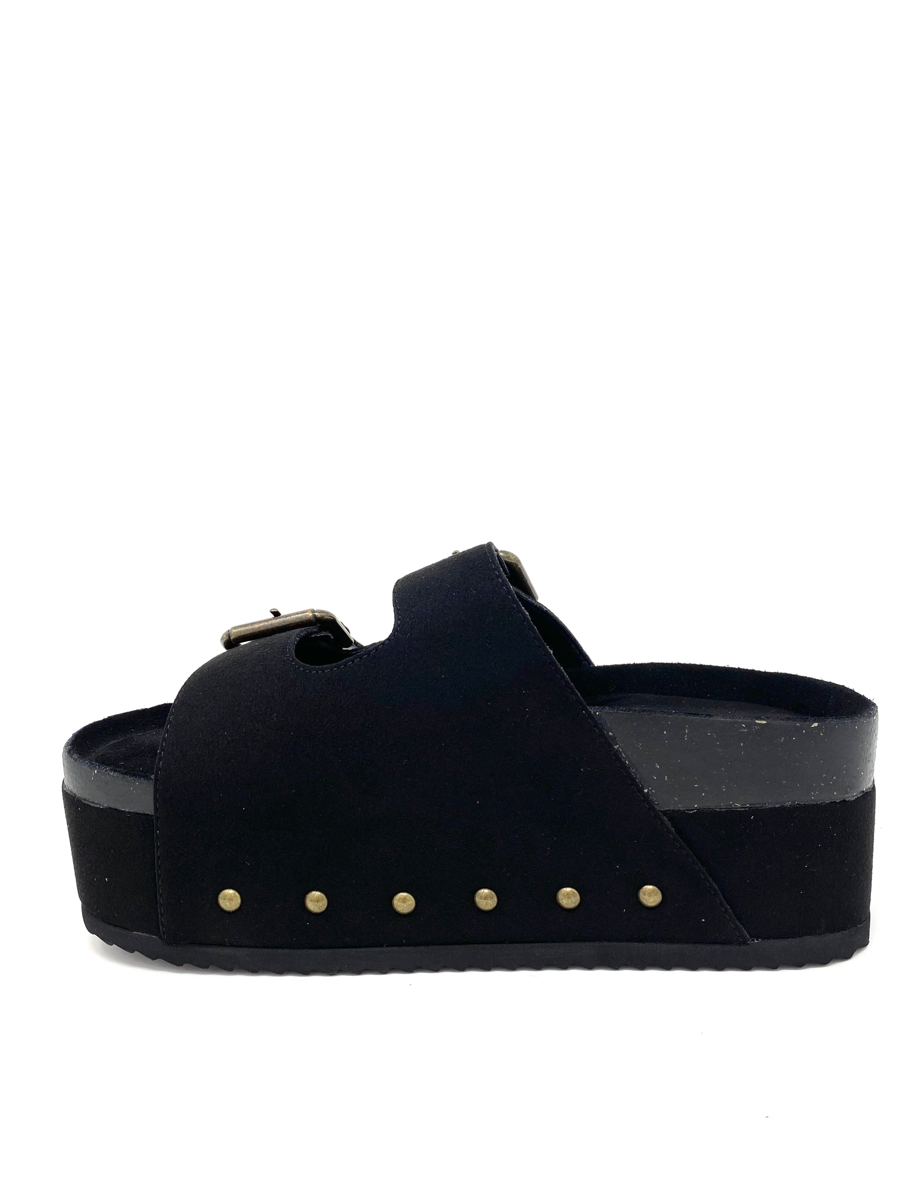 Intentionally Blank Cooper 2 Platform Sandal - Black Women's Chunky Sandals for Summer | Casual Outfits, Beach Wear & Street Style
