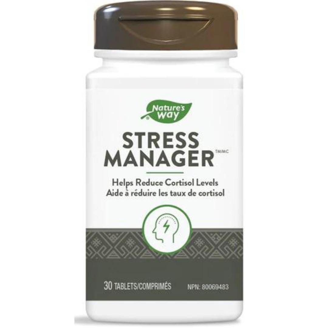 Nature's Way Stress Manager Supplement - 30 Tablets for Anxiety Relief & Relaxation - Supports Calm Mood & Stress Management for Daily Wellness