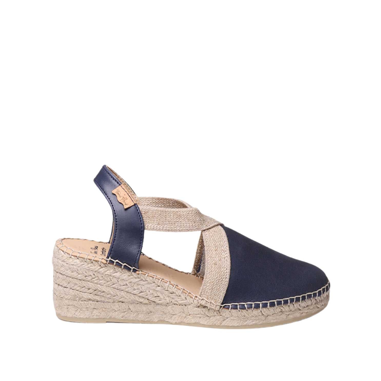 Women's Plain Leather Wedge Espadrille Shoes - Comfortable Summer Sandals with Tundra Sole | Perfect for Beach, Vacation & Casual Outfits