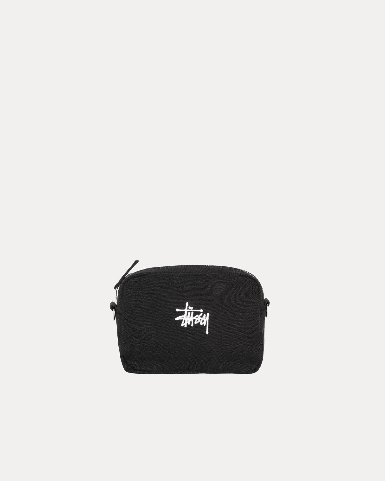 134255 Canvas Side Pouch Black - Durable Crossbody Bag for Men & Women - Perfect for Travel, Hiking, and Everyday Use