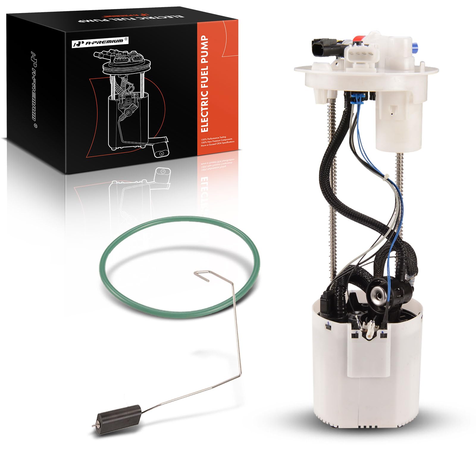 Premium Electric Fuel Pump Module Assembly with Pressure Sensor - Compatible with 2014-2018 Chevy Silverado 1500 & GMC Sierra 1500 (4.3L 5.3L, 97.8