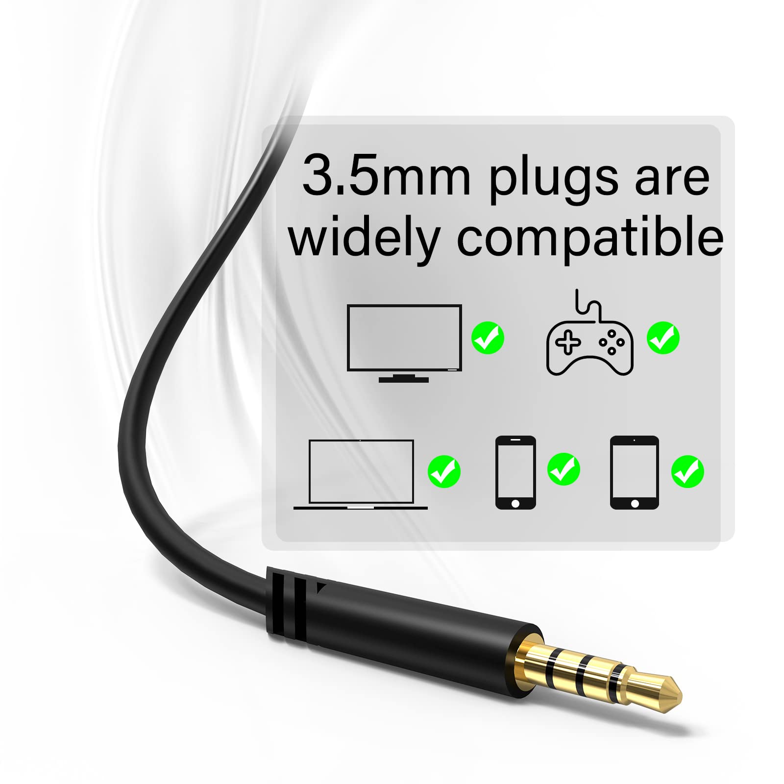 Replacement Cord for Astro A40 A30 A10 Gaming Headsets - 6ft Inline Mute Cable Compatible with PS5, PS4, Xbox One Controllers - Perfect for Gaming, Streaming & Voice Chat Sessions