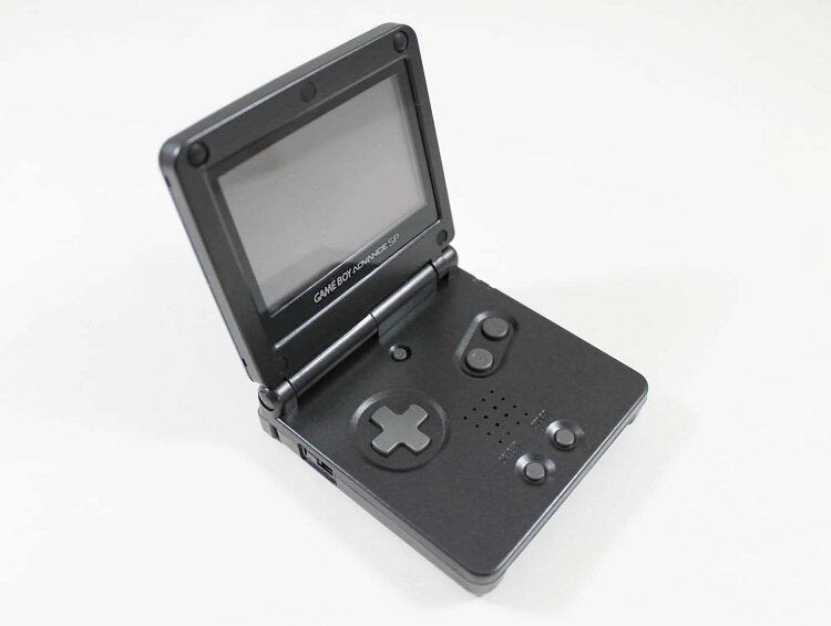 Original Nintendo Game Boy Advance SP Onyx Black Handheld Console - Retro Gaming, Travel & Collectible Gift for Gamers