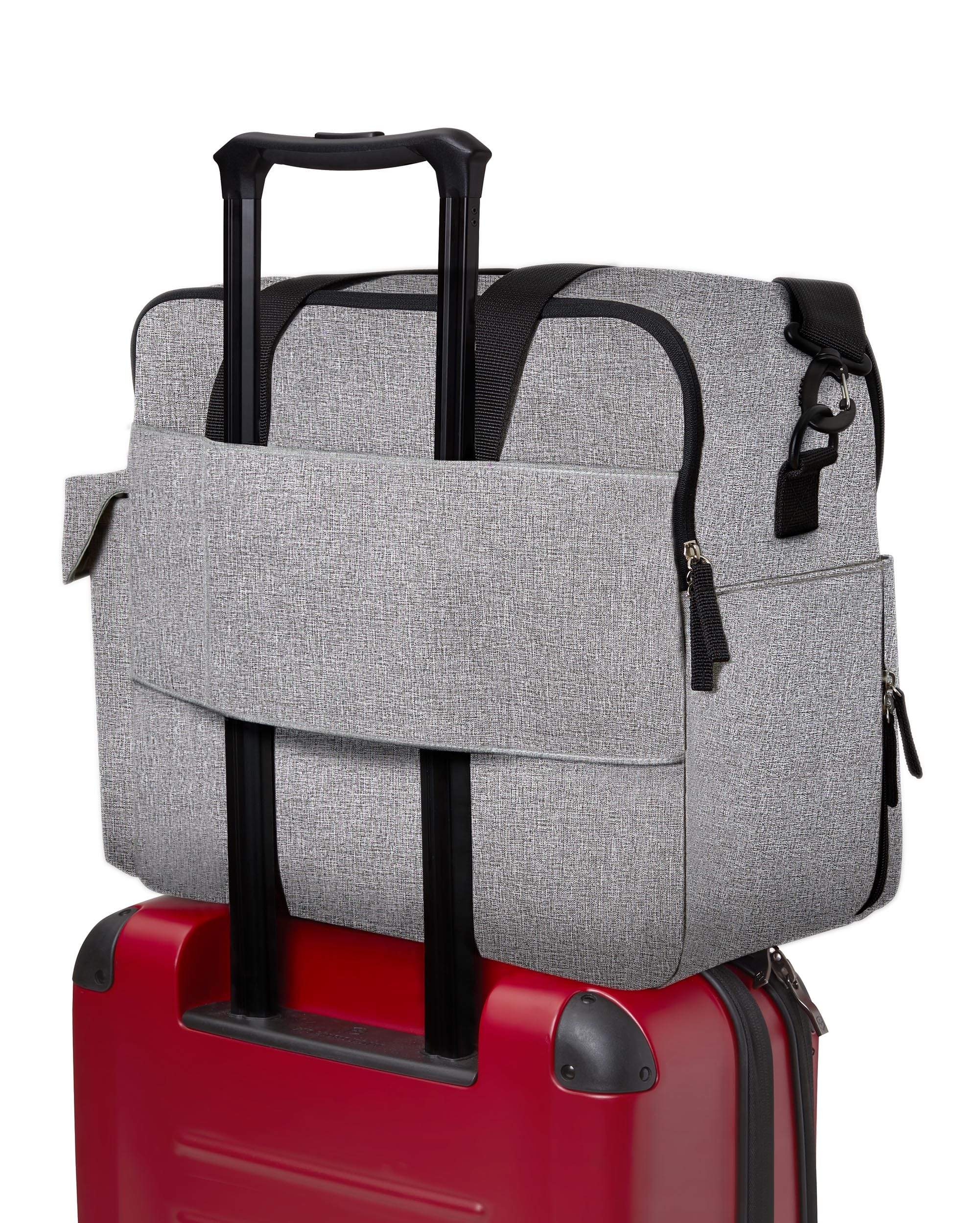 Skip Hop Duo Weekender Diaper Bag - Stylish & Spacious Baby Travel Bag for Moms | Perfect for Day Trips, Air Travel & Family Outings