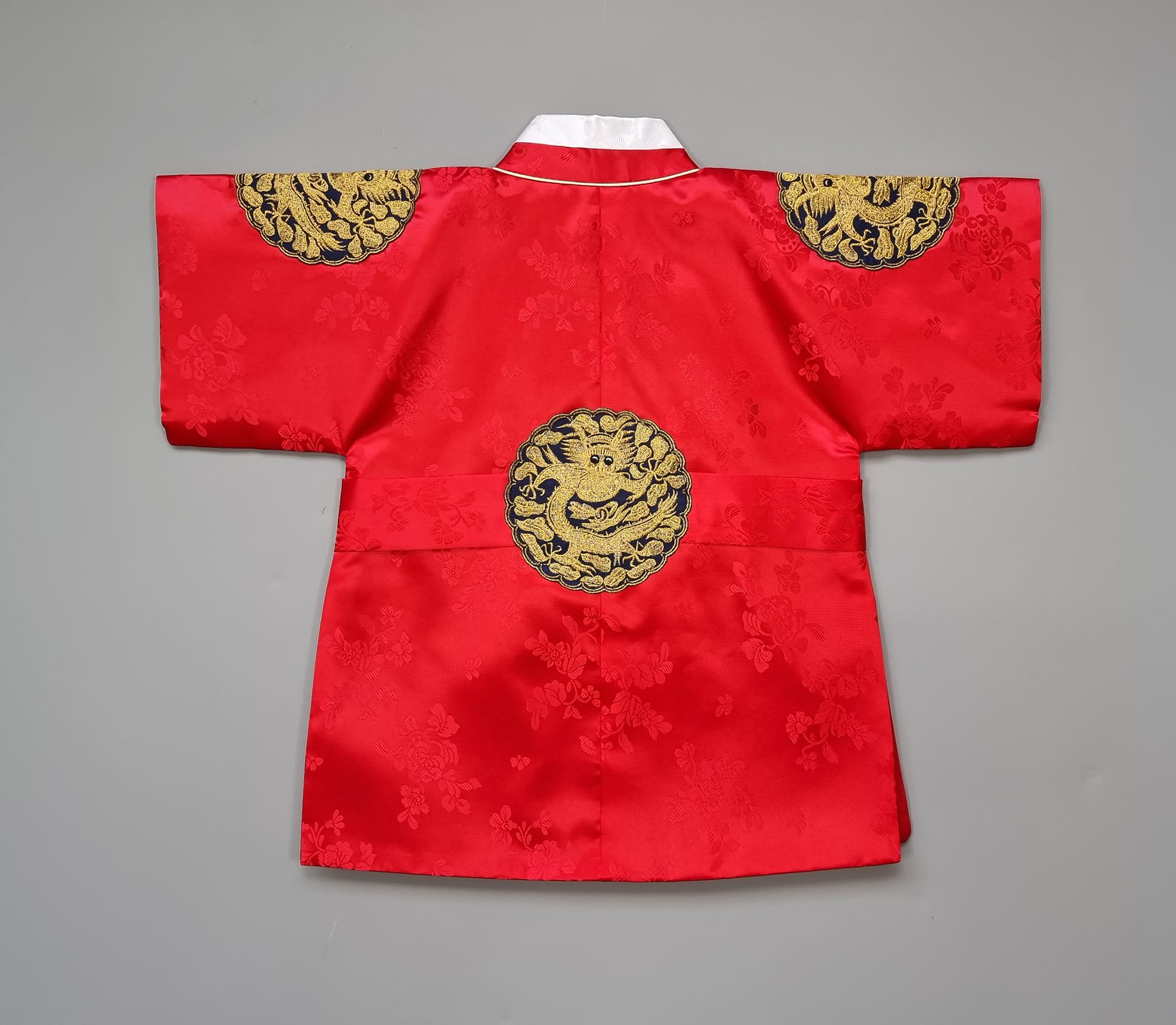 Traditional Korean Hanbok for Baby Boys - Red Dol Hanbok for 1st Birthday & 100 Days Celebration (Ages 1-10) - Perfect for Doljanchi Parties, Korean Cultural Events & Photo Shoots