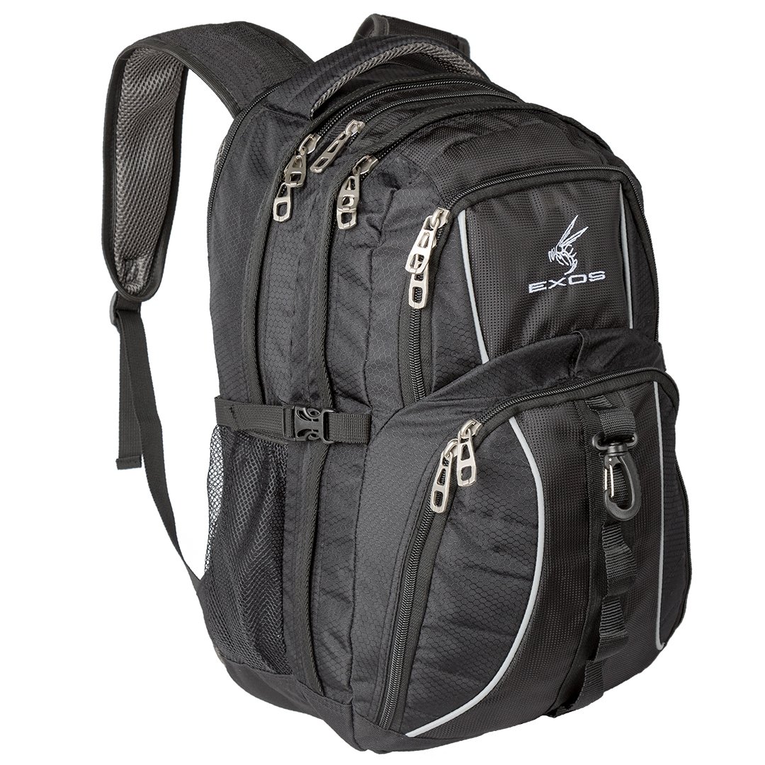 Exos Backpack - Durable Laptop Backpack for Travel, College & Business - Perfect for Urban Commuters & Daily Use