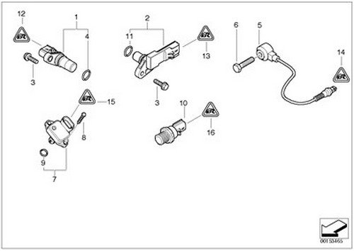Mini Intake Manifold Air Pressure Sensor for R52 R53 Mini Cooper S JCW GP (2002-2006) - OEM 872 679 Replacement Part - Improve Engine Performance & Fuel Efficiency