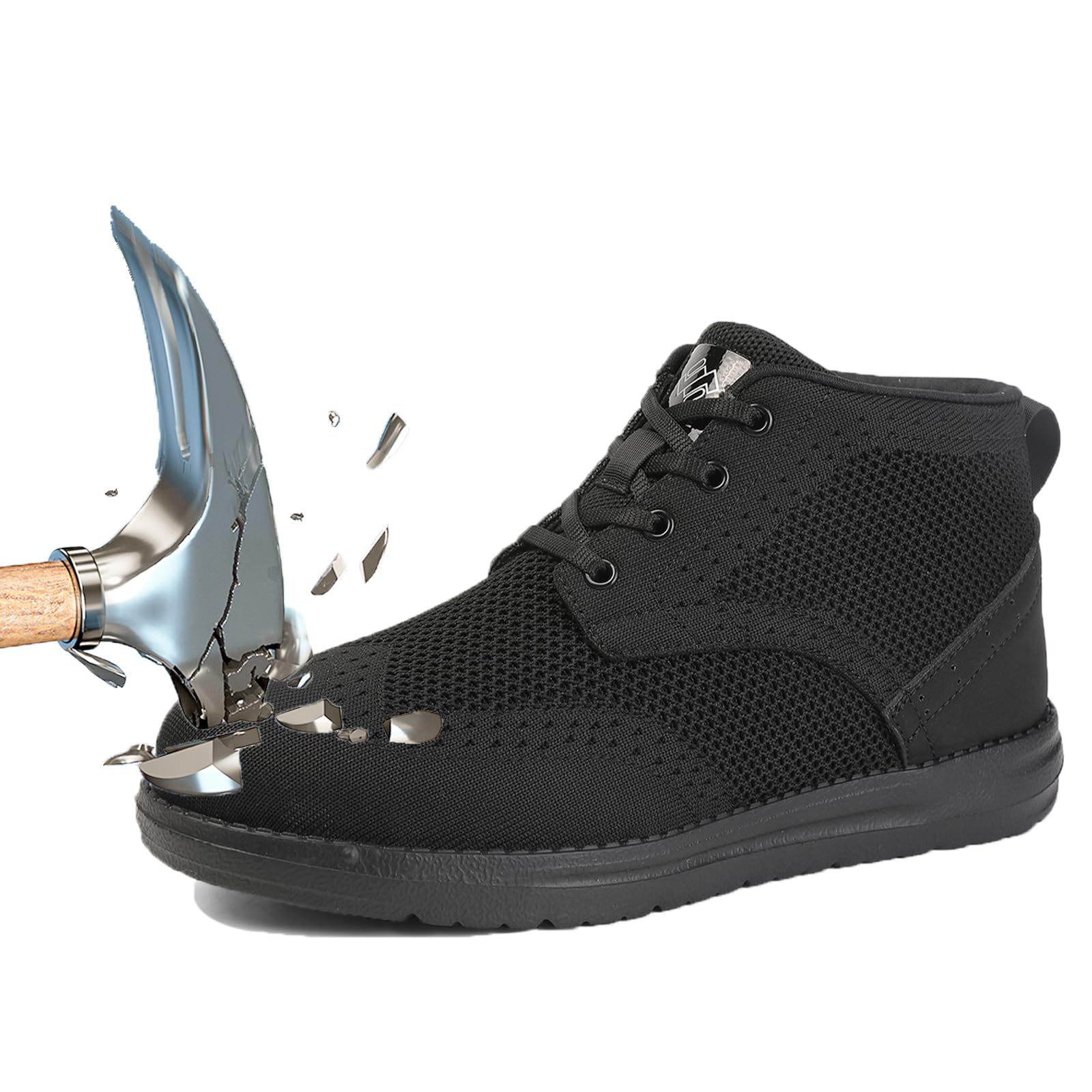 **NIFOFISE Steel Toe Work Shoes for Men & Women - High-Cut, Slip-Resistant, Lightweight & Breathable Safety Sneakers for Construction & Industrial Use - Durable Wide Fit Work Boots for Comfort & Protection**    *(Use Cases: Ideal for construction workers, warehouse staff, mechanics, and industrial professionals needing reliable safety footwear.)*