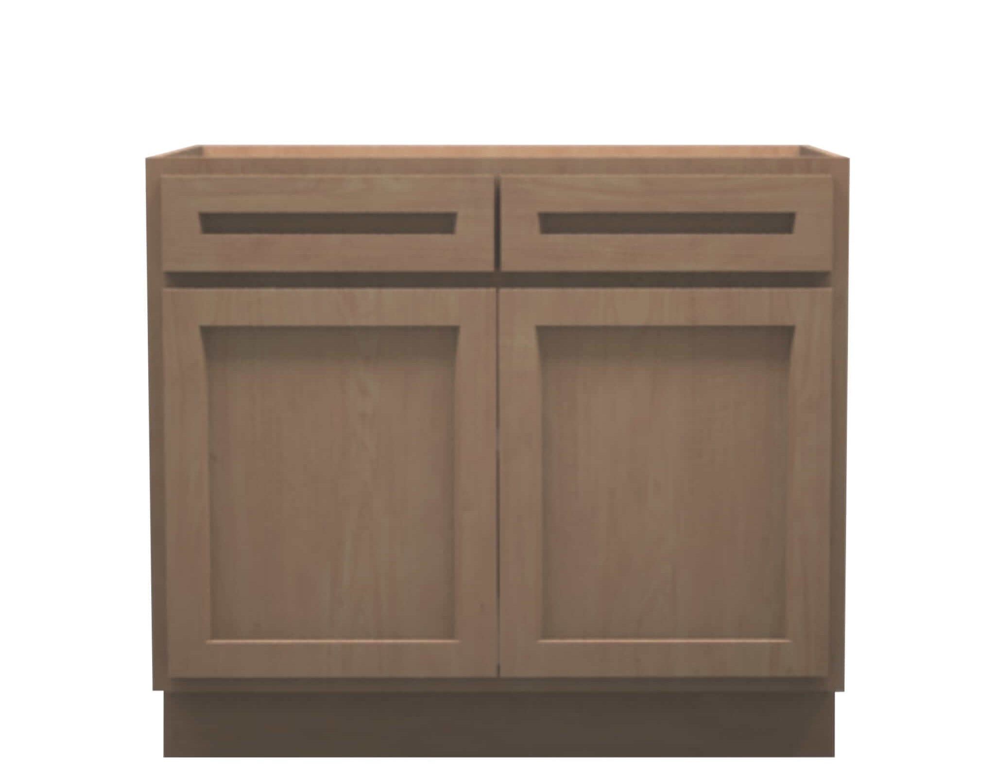 American Made Shaker RTA B39 Base Cabinet Unfinished - Premium DIY Kitchen Cabinet for Home Renovation & Storage Solutions