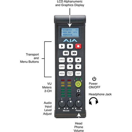 AJA Ki Pro Mini Compact Field Recorder - Professional 4K Video Recorder for Filmmakers | Perfect for On-Set Recording, Live Events & Broadcast Production