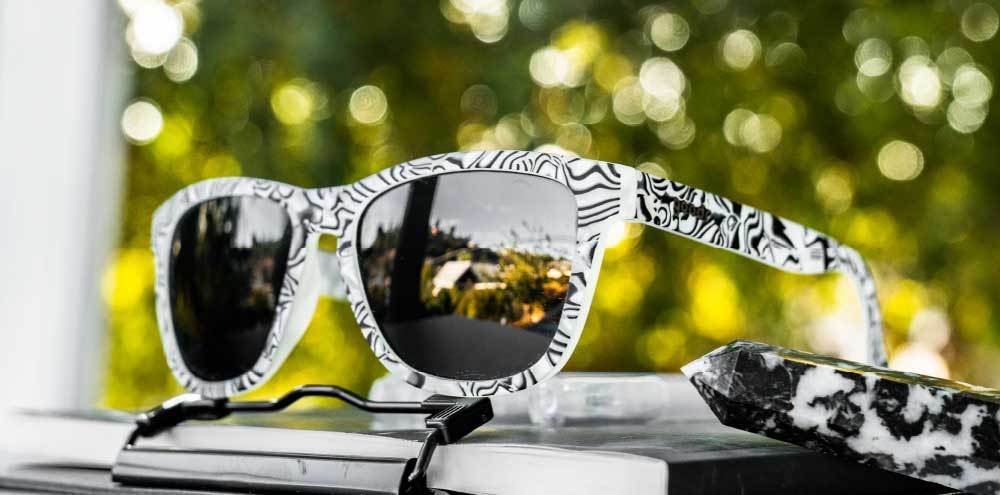 Goodr Zebra Jasper's Life Coach Sunglasses - Polarized UV Protection for Running, Cycling & Outdoor Activities