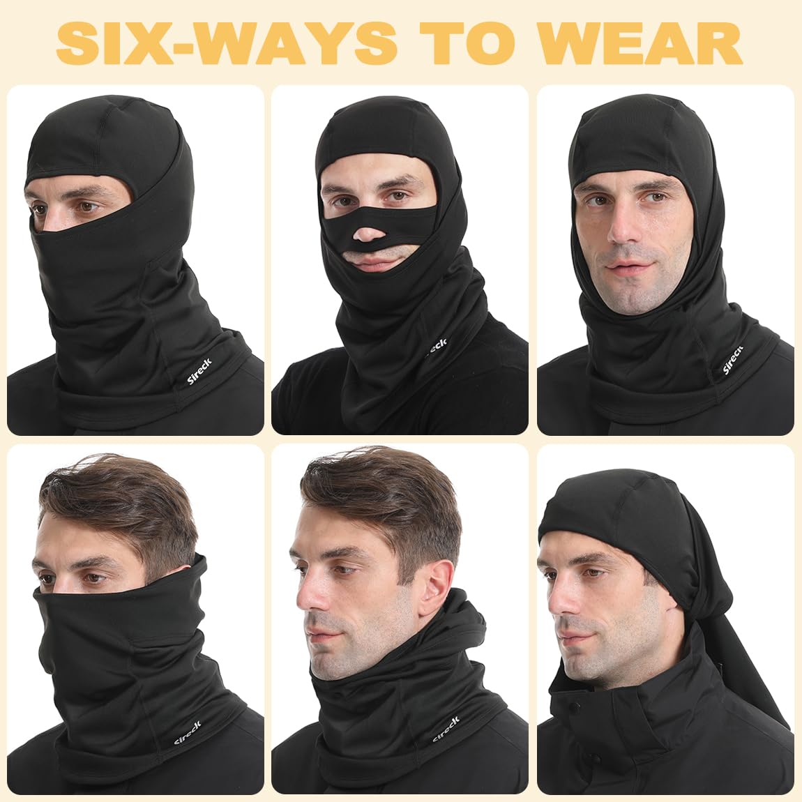 Balaclava Ski Mask - Fleece Thermal Winter Face Cover for Men & Women - Cold Weather Gear for Skiing, Motorcycle Riding, Hunting & Outdoor Activities