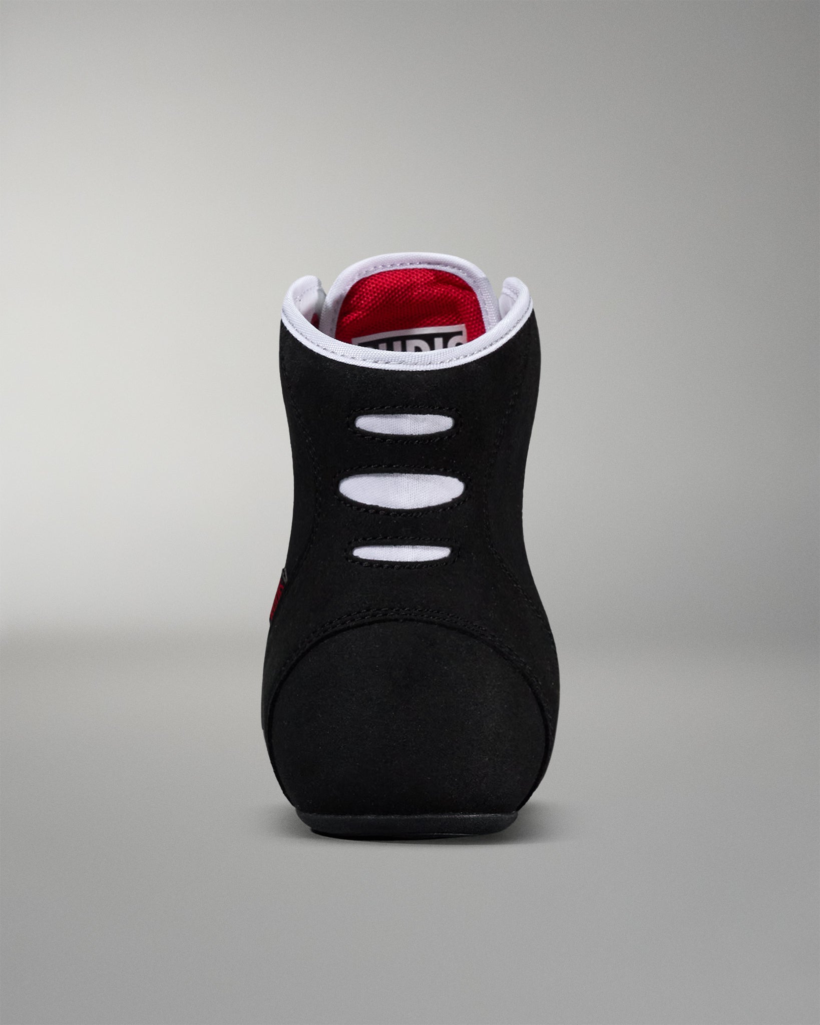 RUDIS International Adult Wrestling Shoes - Black/White | Lightweight & Durable for Training & Competition | Perfect for Wrestling, MMA & Grappling