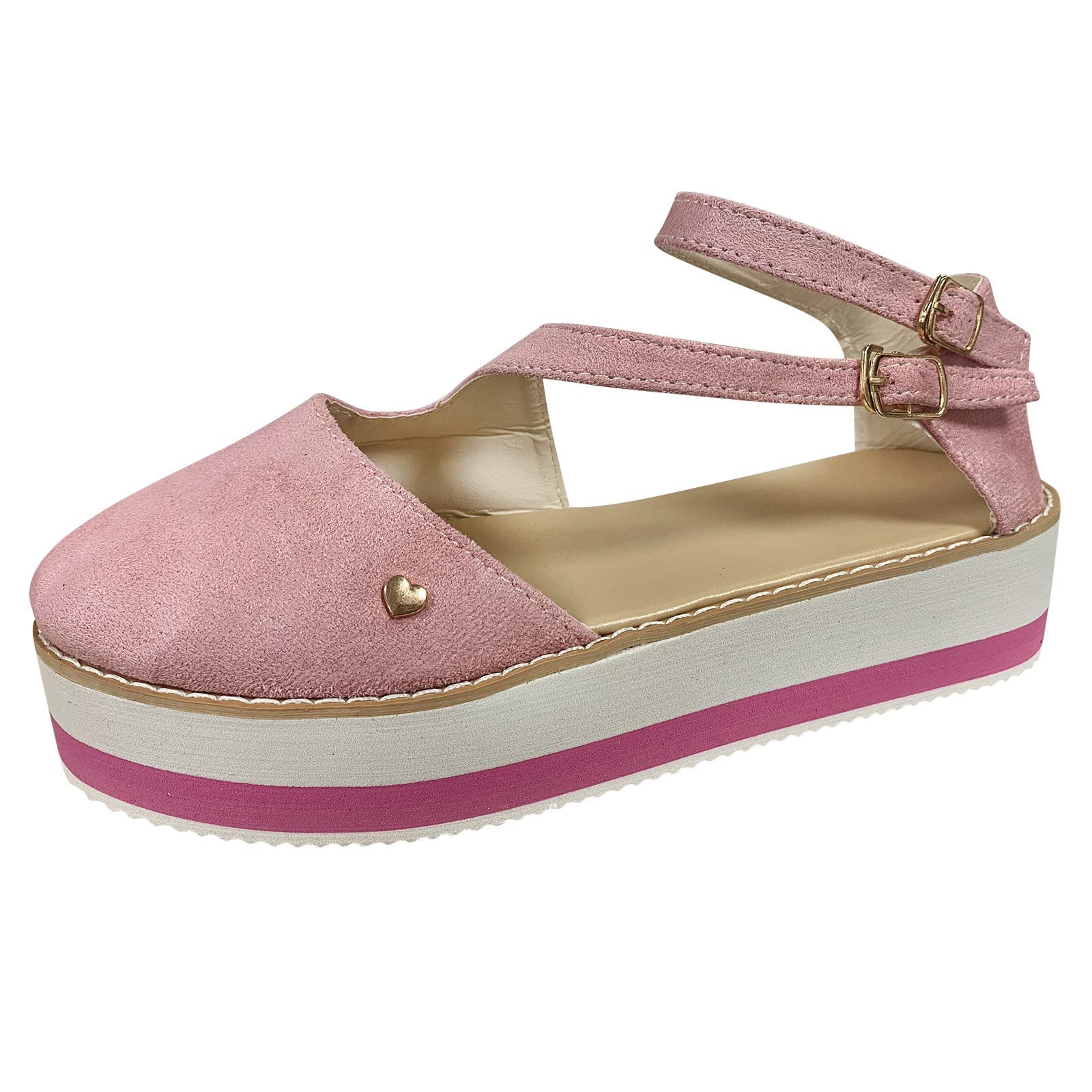 Comfy Women's Thong Sandals with Buckle - Fashion Wedge Platform Sandals for Casual Wear | Perfect for Beach, Vacation & Summer Outfits