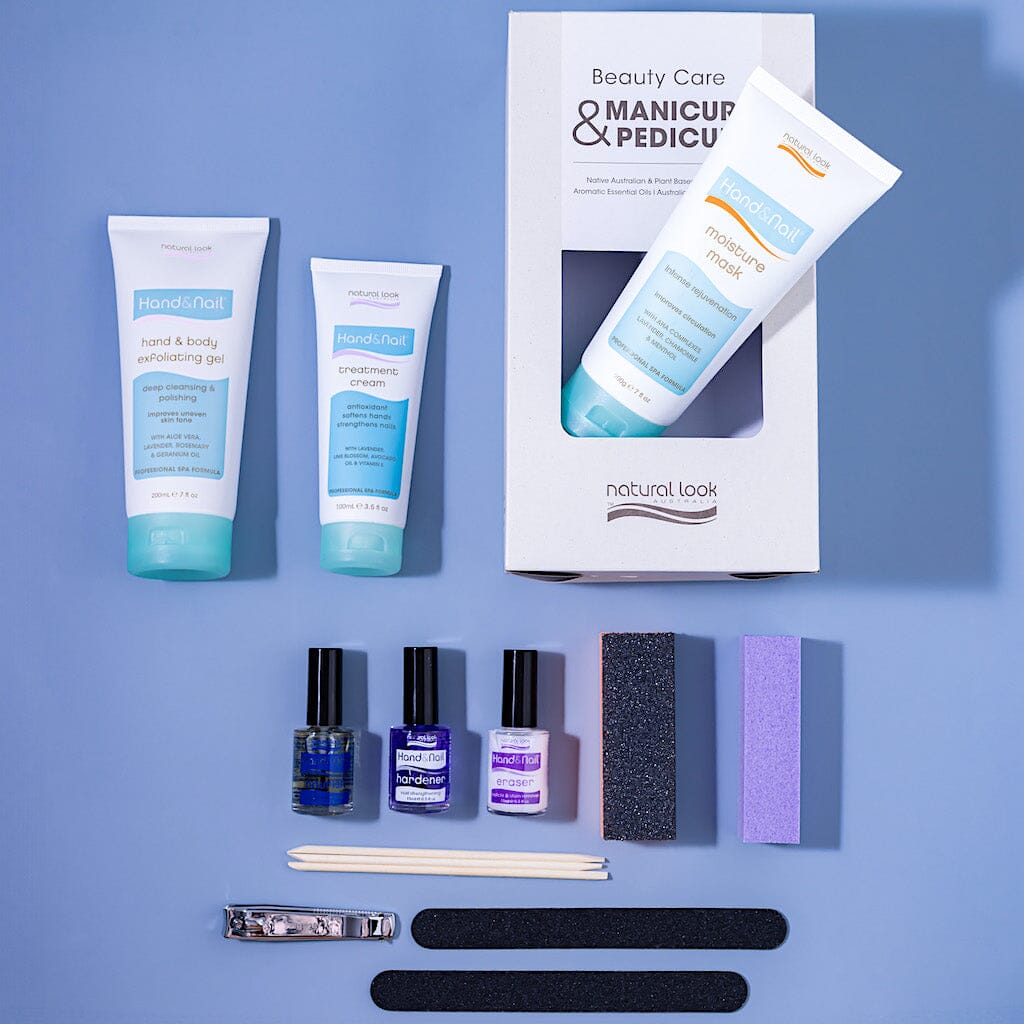 Professional Manicure Kit for Natural Nails - Complete Hand & Nail Care Set with Tools for At-Home Salon Quality Manicures - Perfect for DIY Nail Care, Gifts & Travel