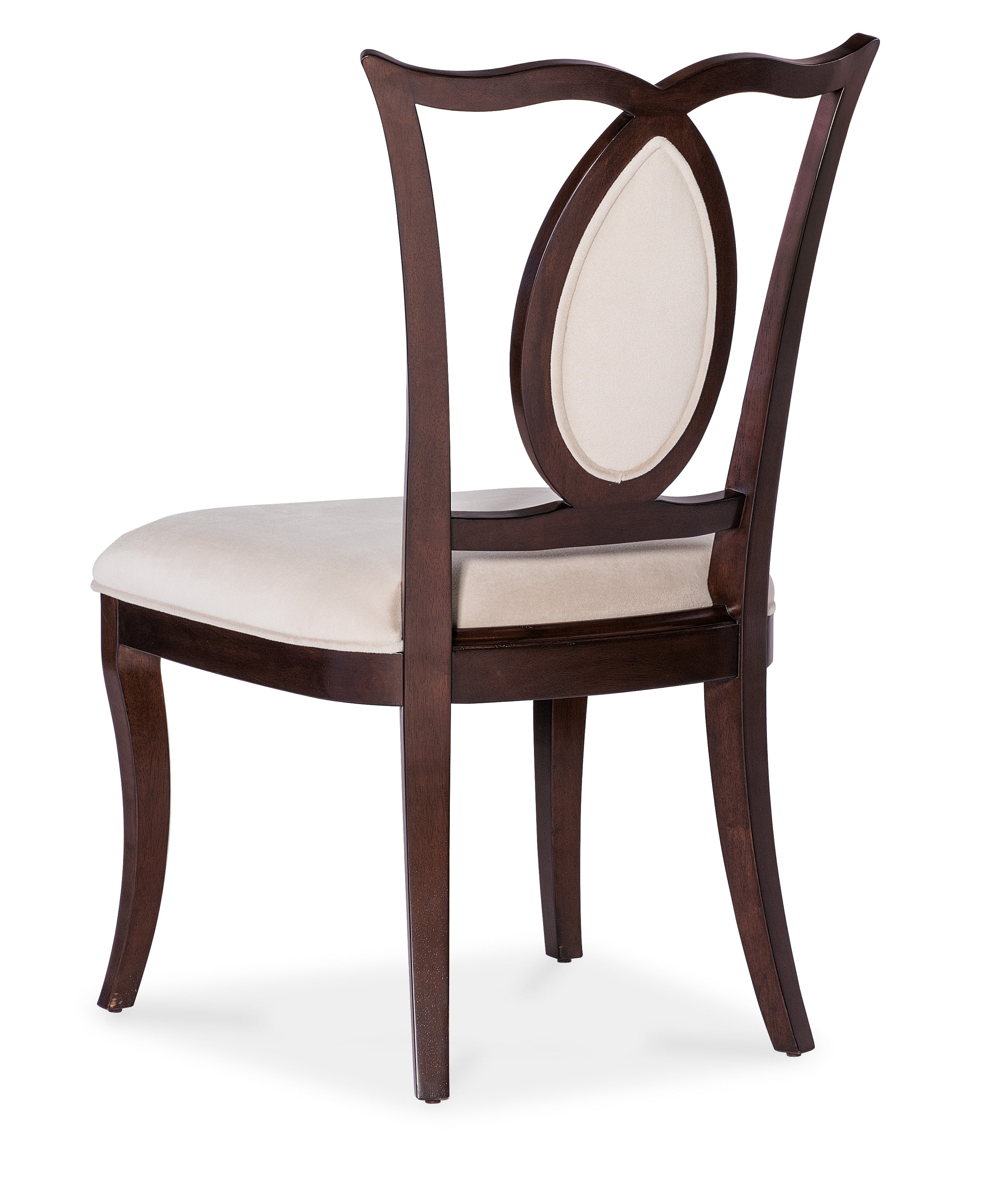 Bella Donna Side Chair - Modern Accent Chair for Dining Room, Living Room & Office - Comfortable Upholstered Seat with Wooden Legs - Perfect for Home Decor & Small Spaces