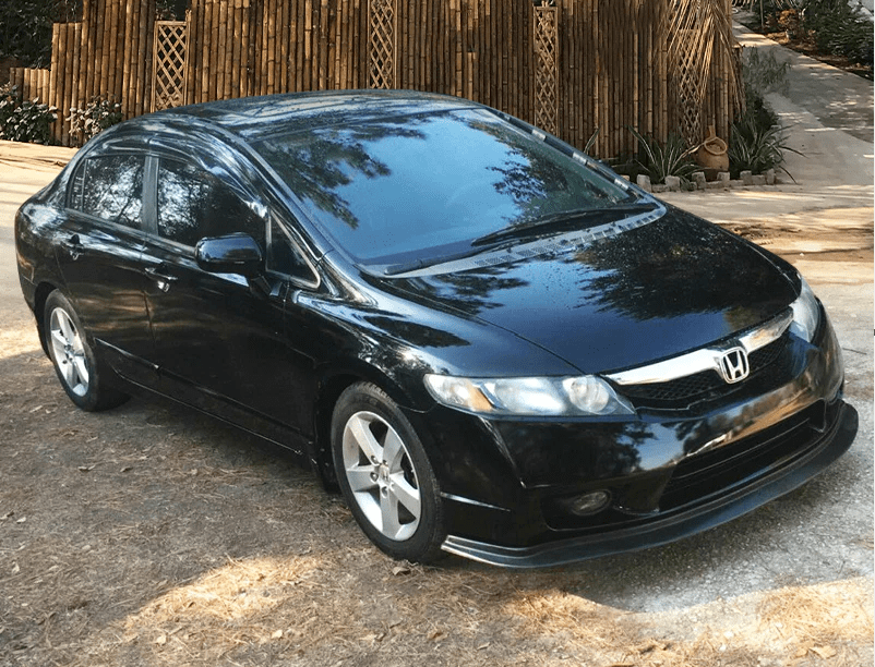 2009-2011 Honda Civic Sedan FA5 4Dr Front Bumper Lip Spoiler - Aero Dynamic Body Kit for Enhanced Style & Performance - Perfect for Street Racing & Car Shows