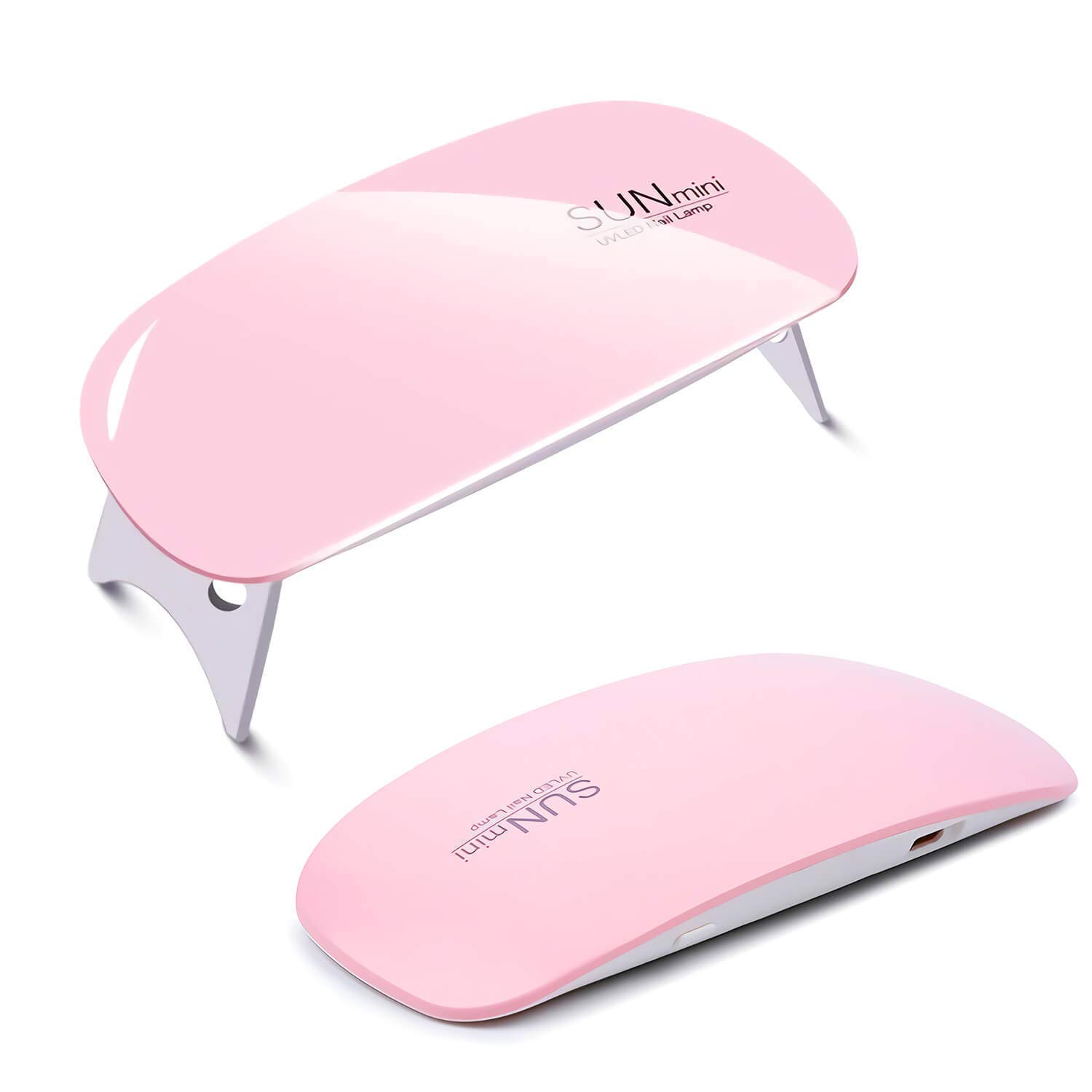 JRT SUNmini LED UV Nail Polish Dryer - Foldable Portable Nail Lamp for Gel Polish Curing | Quick Drying for Manicures & Pedicures | Perfect for Home, Salon & Travel Use