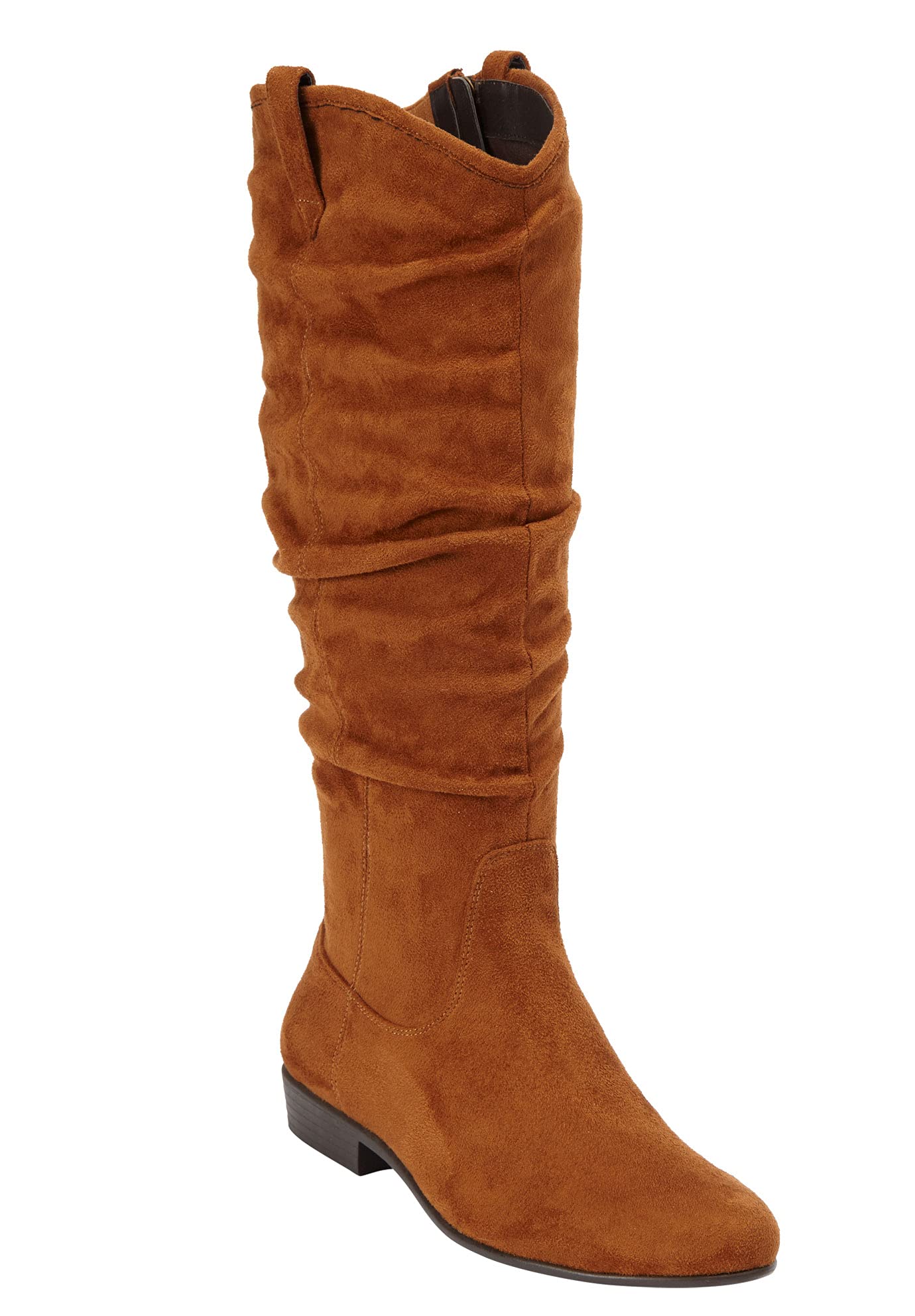 Comfortview Women's Wide Width The Roderick Wide Calf Boot - Stylish & Comfortable Winter Boots for Wide Feet | Perfect for Cold Weather, Work & Casual Outfits