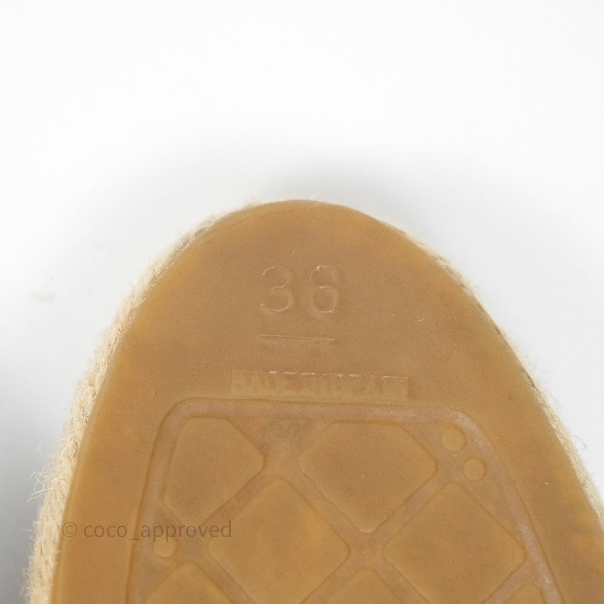 Chanel CC Logo Espadrilles in Beige & Black Lambskin - Women's Size 36 | Comfortable Luxury Flats for Casual Outings & Summer Fashion
