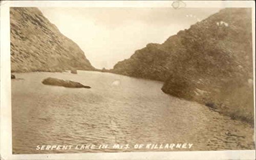 Vintage Antique Postcard of Serpent Lake in Killarney Ireland Mountains - Perfect for Collectors, Home Decor & Travel Memorabilia