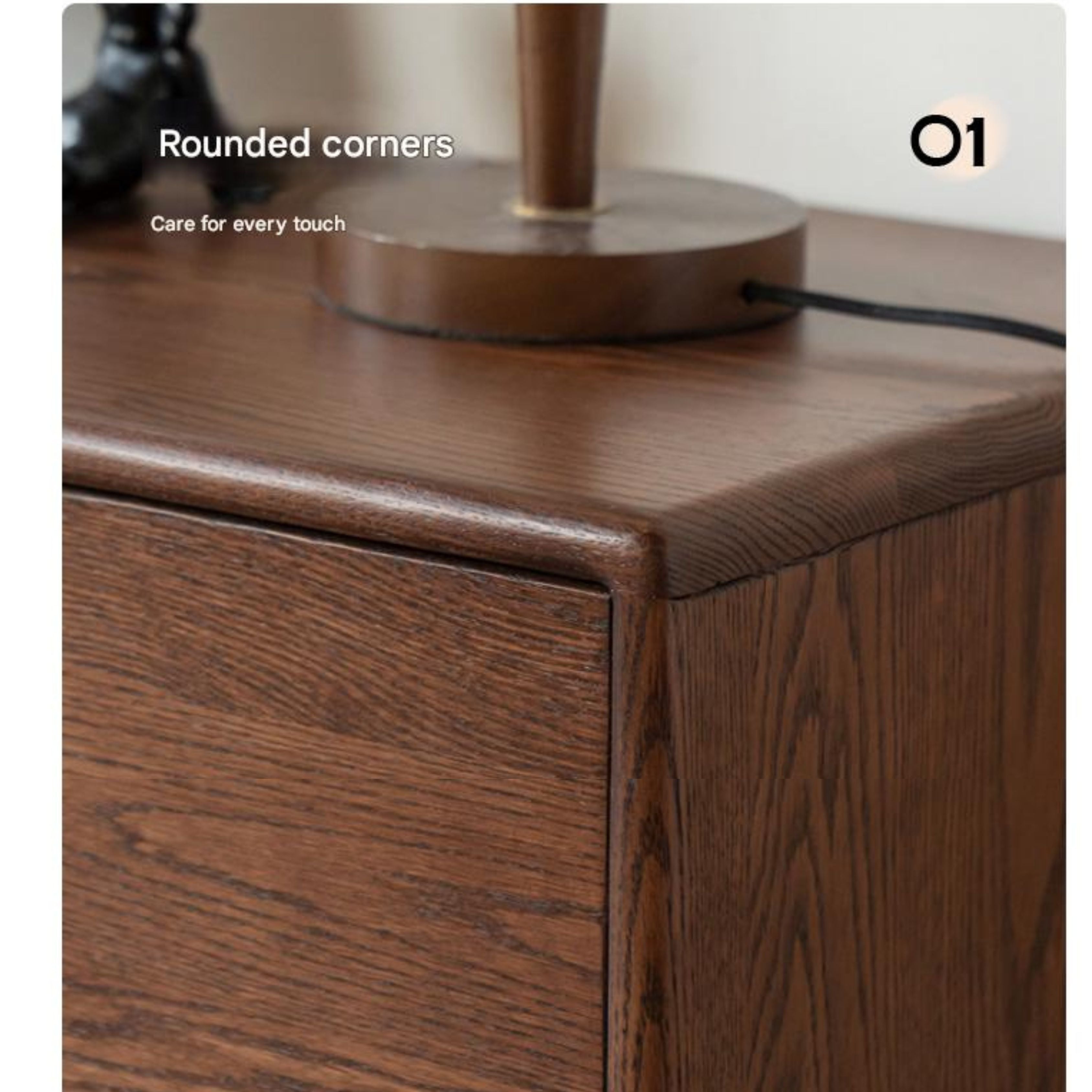 Stylish Oak Solid Wood Modern TV Stand - Nordic Design for Living Room & Entertainment Center | Perfect for 55-75 Inch TVs