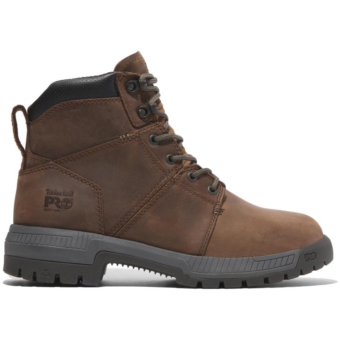 Montauk 6 Inch Full Grain Leather Work Boots for Men - Durable & Comfortable - Perfect for Construction, Hiking & Outdoor Activities