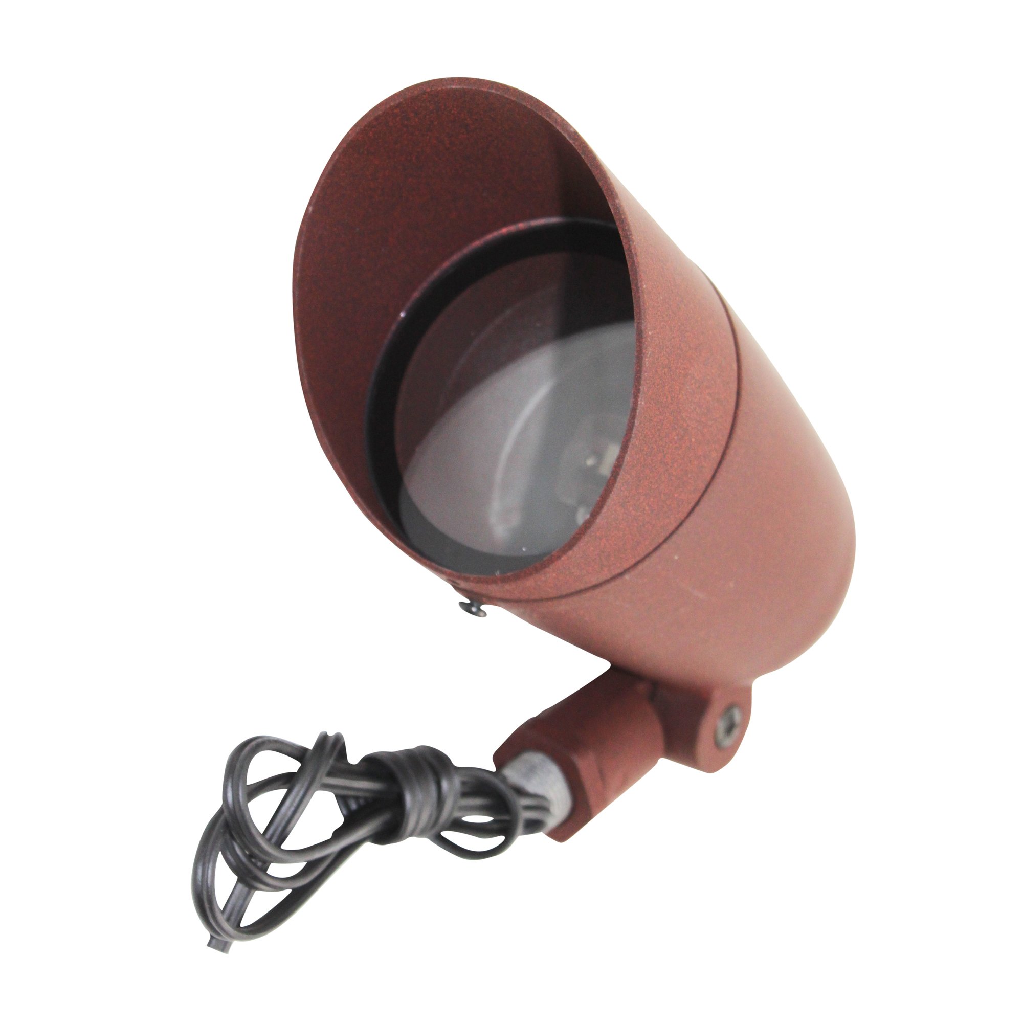 BL1-UL Landscape Lighting - Small Bullyte Flood Spot Light with Long Shroud, MR16 Bulb, Sienna Finish - Perfect for Garden, Pathway, and Outdoor Accent Lighting