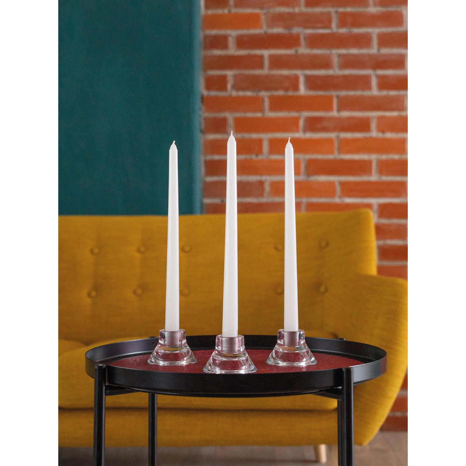 White Taper Candles 10