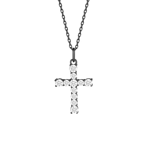 03_Cross_necklace_CZ_Black