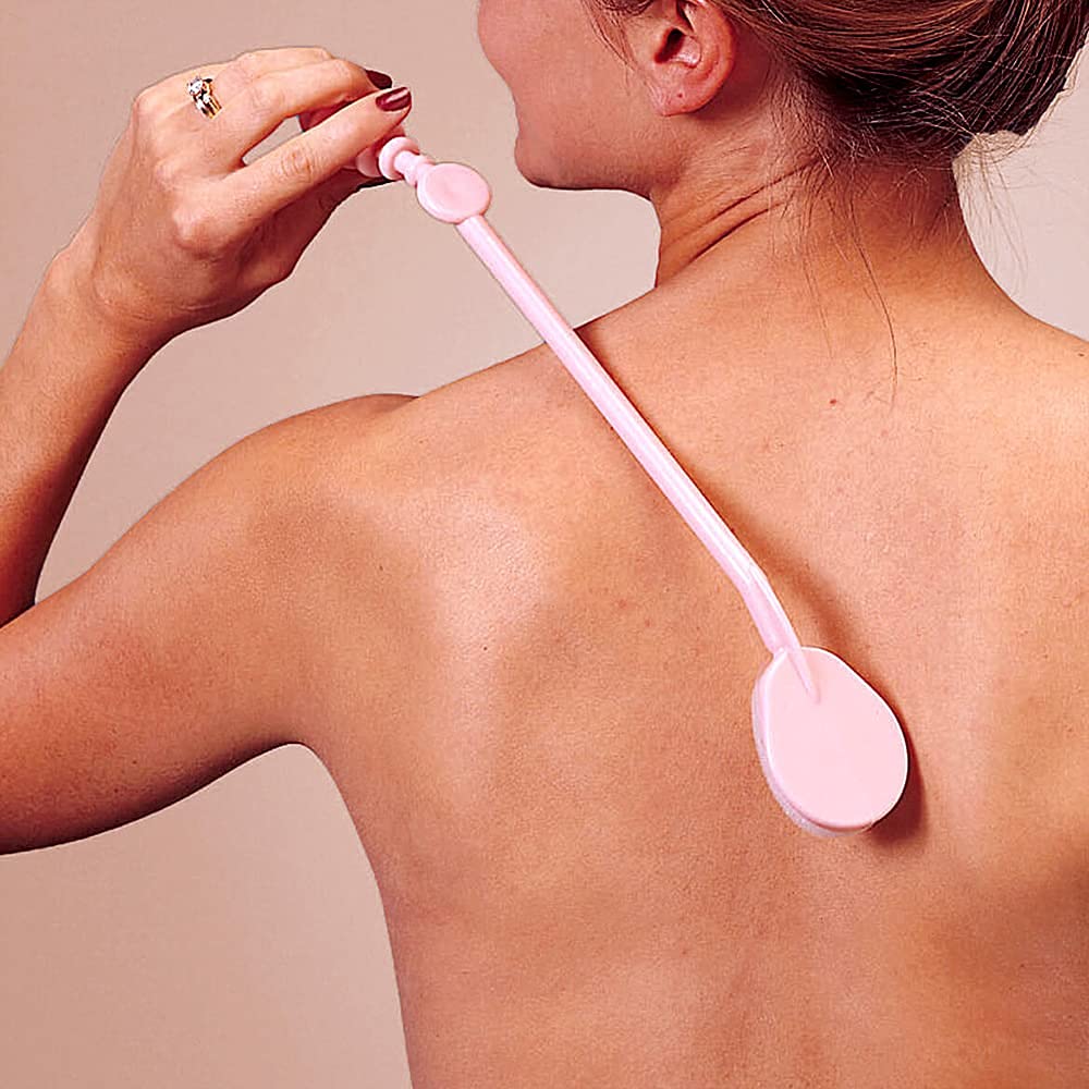 Long Handle Back Lotion Applicator with Replaceable Pads - Easy Self Tanning Oil Application for Hard-to-Reach Areas (3-Pack) - Perfect for Sunless Tanning, Moisturizing, and Full Body Skin Care at Home