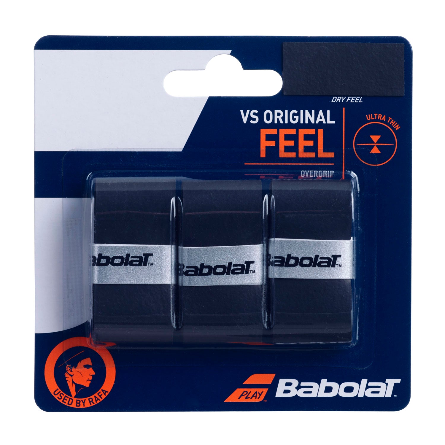 Babolat VS Original Tennis Racket Overgrip - Premium Grip Tape for Enhanced Control & Comfort - Perfect for Tennis, Badminton & Squash Players