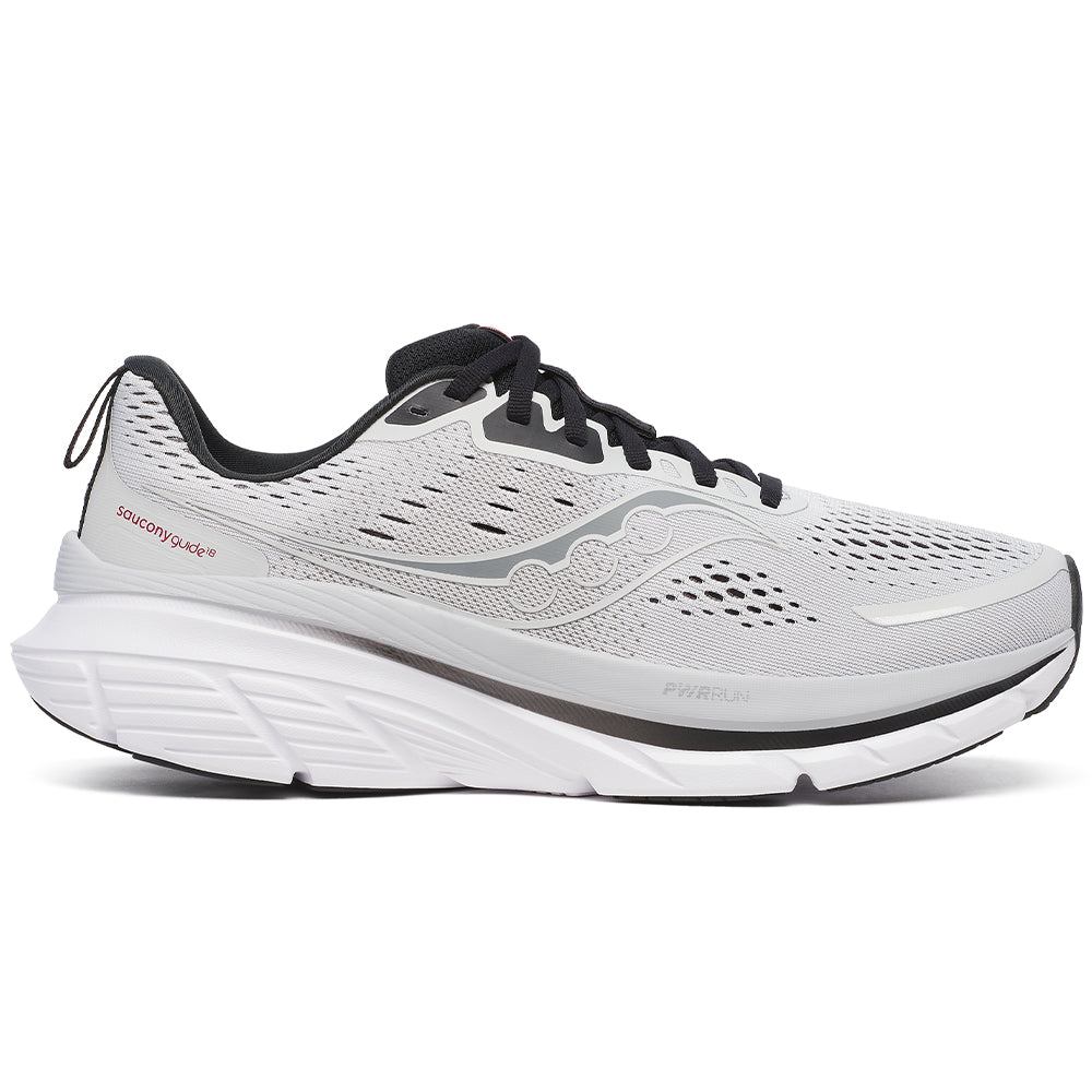 Men's Saucony Guide 18 Running Shoes - Lightweight Stability Sneakers for Jogging & Training | Perfect for Road Running, Gym Workouts & Daily Wear