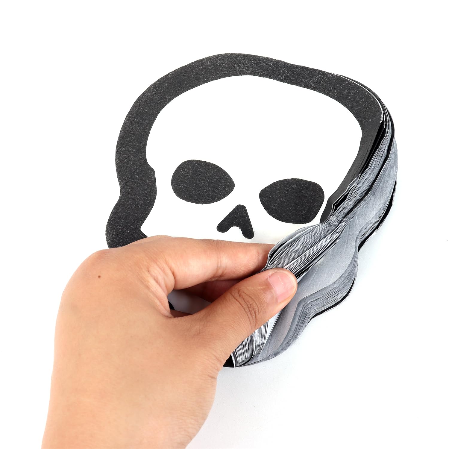 50 Pack Halloween Skull Disposable Paper Napkins - Spooky Party Supplies for Halloween Decorations, Table Settings & Party Favors | Perfect for Halloween Parties, Trick-or-Treat Events & Themed Gatherings