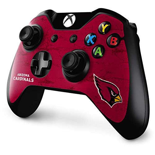 Officially Licensed NFL Arizona Cardinals Distressed Gaming Skin for Xbox One Controller - Custom Decal Protection for Gamers | Perfect for Gaming Sessions, Tournaments & Collectors