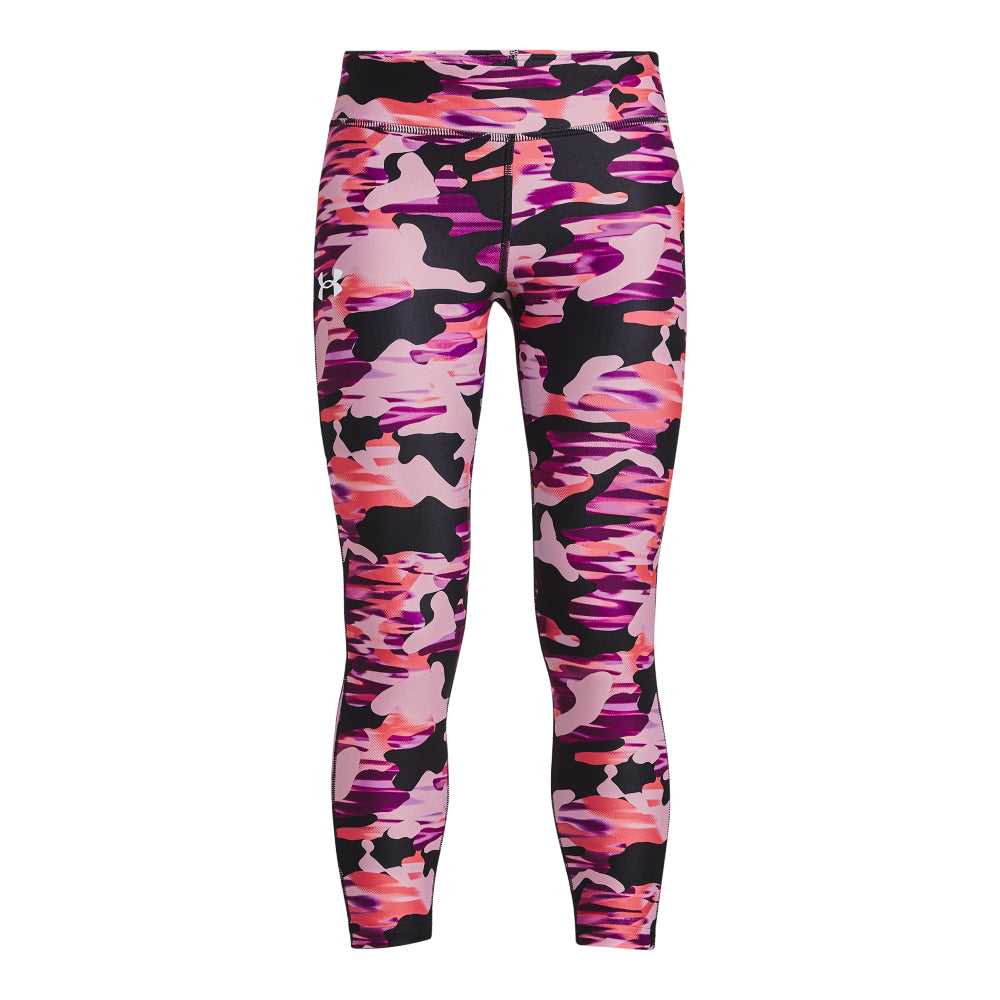 Under Armour HeatGear® Girls' Printed Ankle Leggings - Moisture-Wicking Workout Pants for Running, Yoga & Gym Training