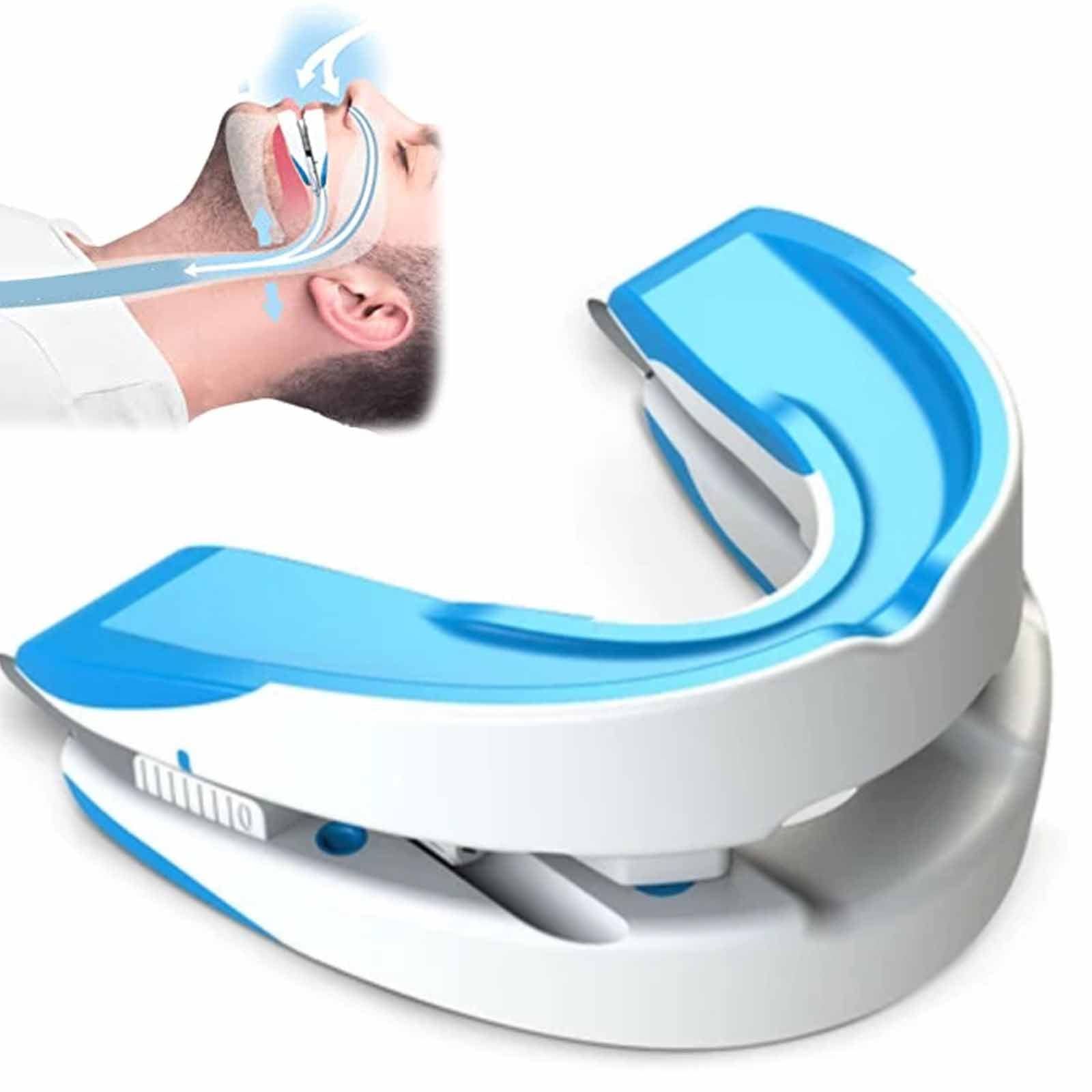 **Wolfmoutiy Anti-Snoring Mouthpiece – Adjustable Jaw Positioning Snore Stopper for Men & Women | Prevents Teeth Grinding & Promotes Natural Sleep | Ideal for Nighttime Use & Travel**
