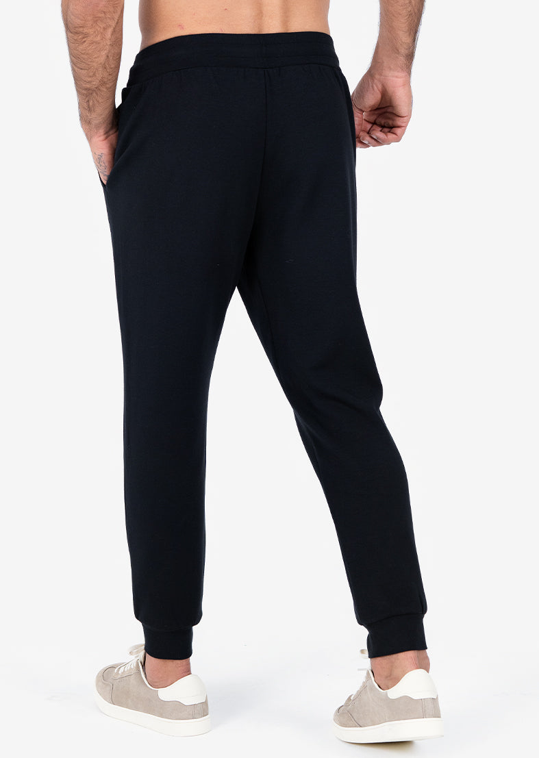 Premium Men's Sweatpants Joggers - Black Comfortable Lounge & Workout Pants for Running, Gym, and Casual Wear