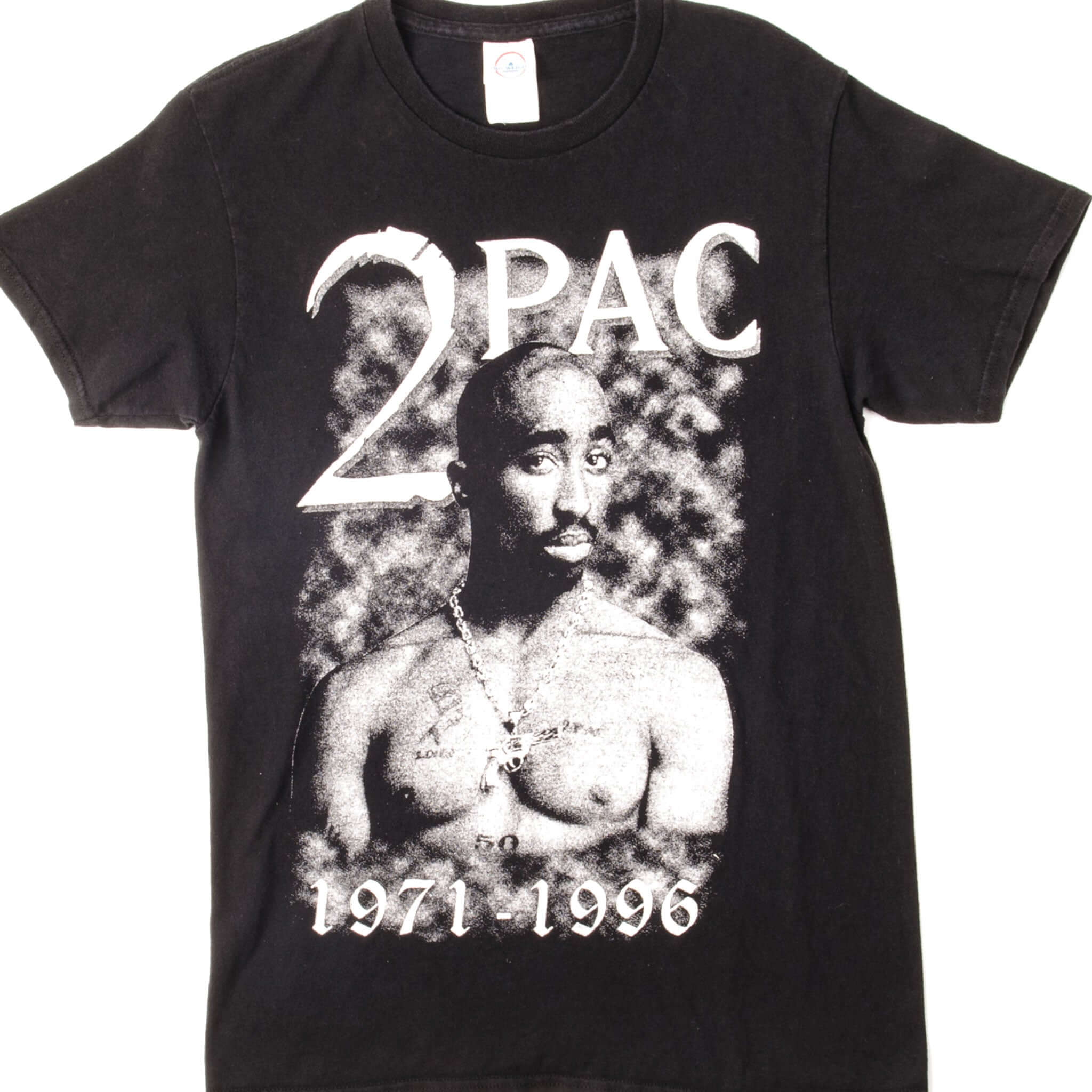 Vintage 2Pac Tupac Graphic Tee Shirt - 1990s Retro Hip Hop T-Shirt for Men - Small Size - Perfect for Concerts, Streetwear & Hip Hop Fashion