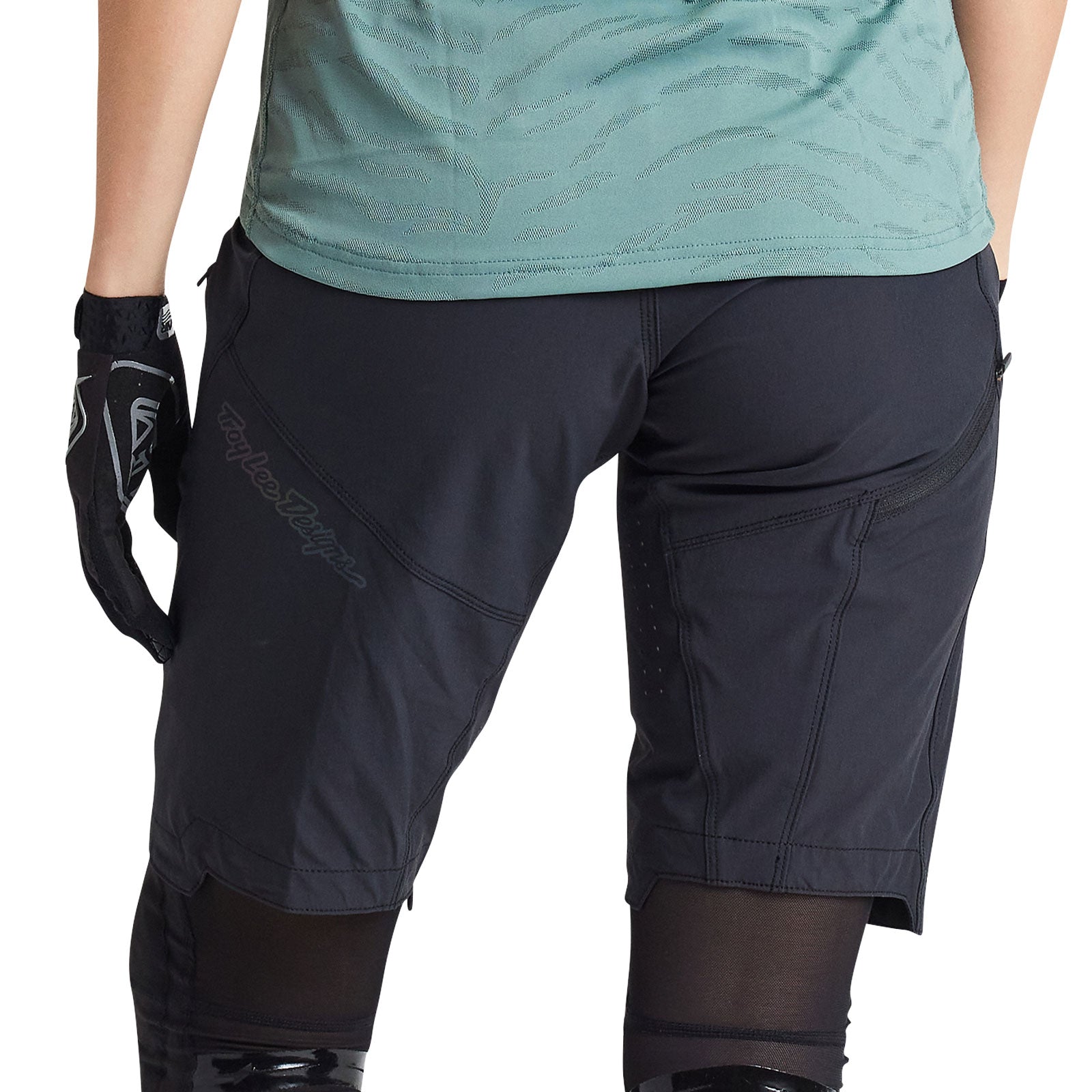 Lilium Women's Solid Black Shorts Without Liner - Comfortable & Stylish for Yoga, Running, and Casual Wear