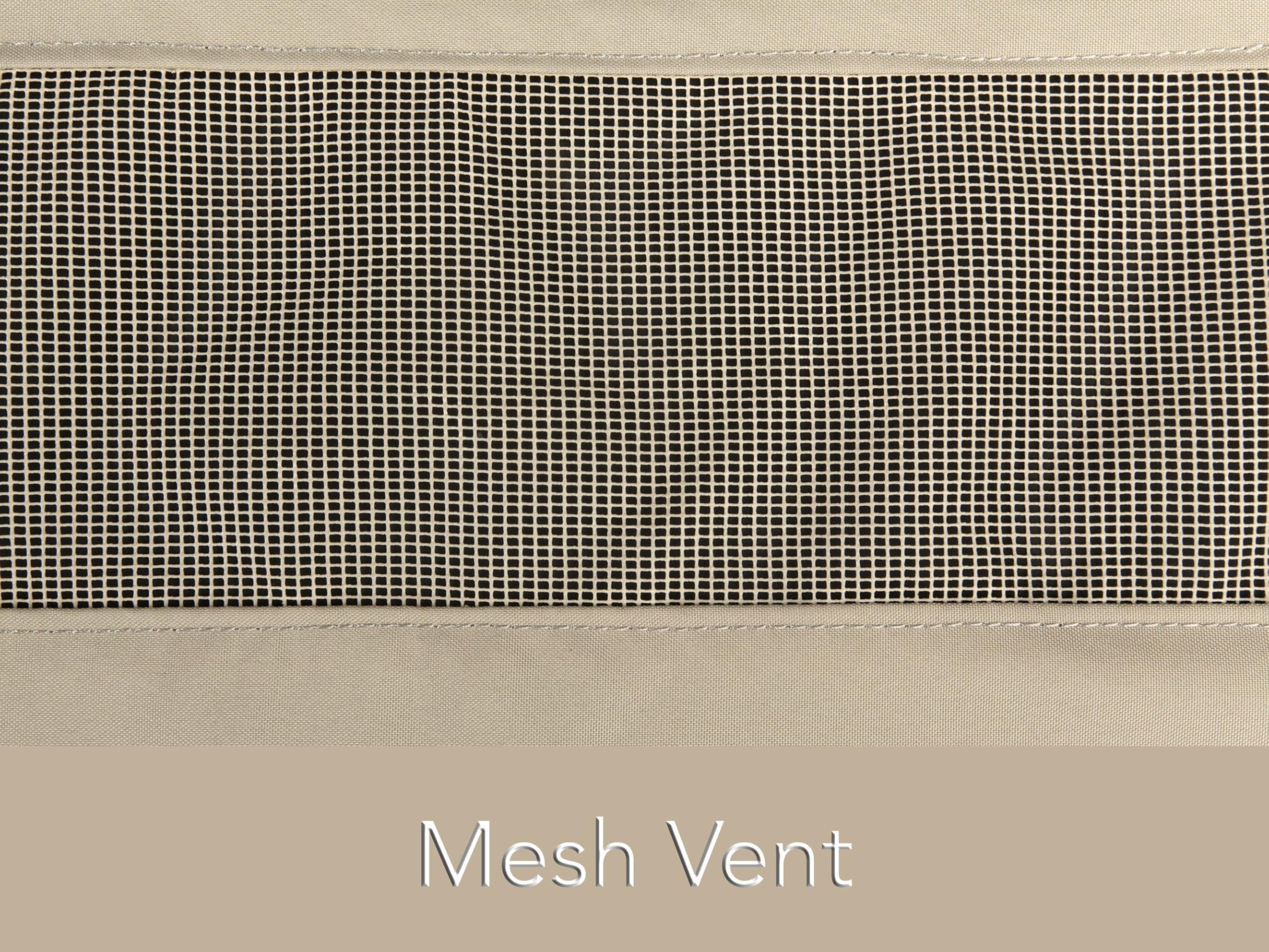 Waterproof Round Dining Table Cover with Mesh Ventilation - 86