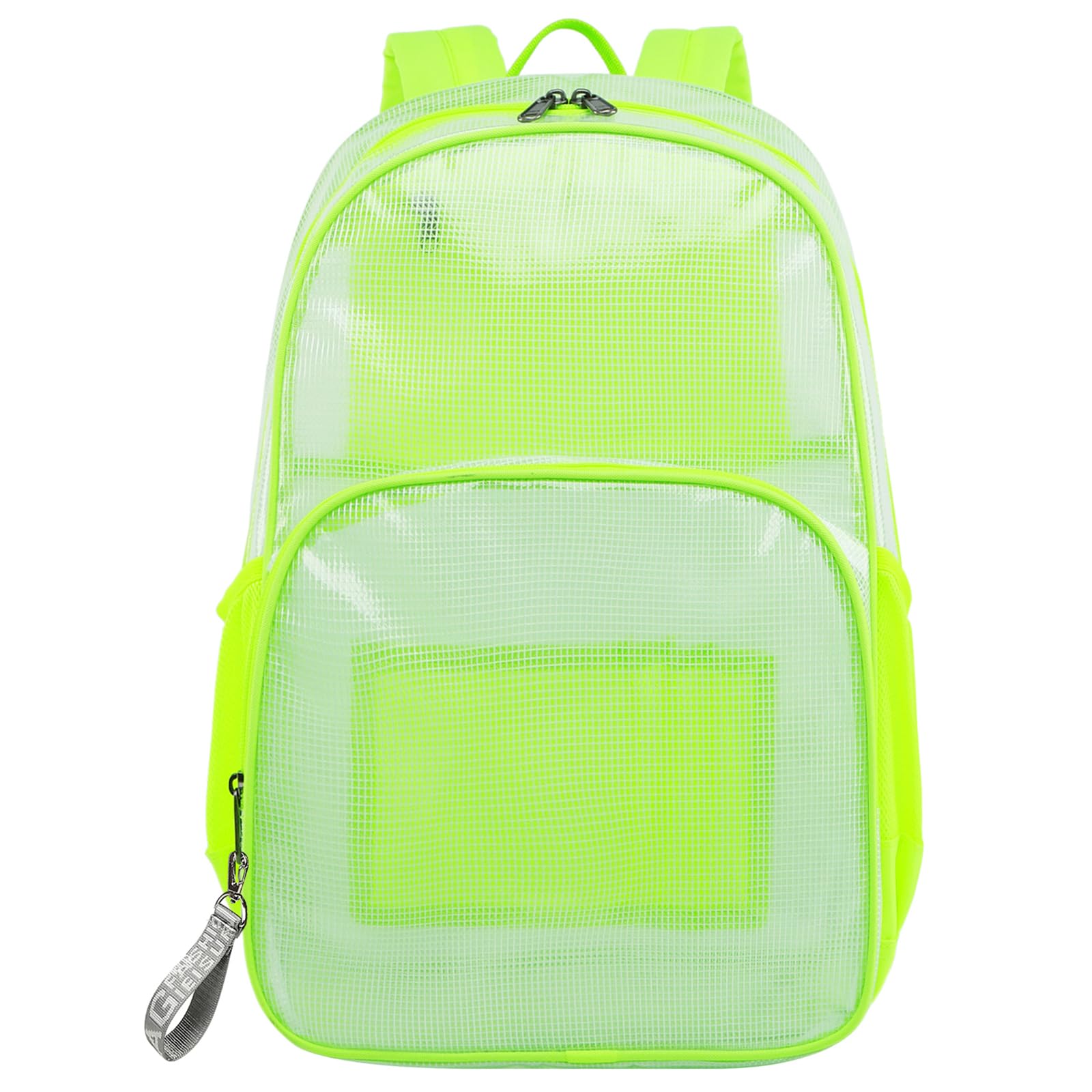mygreen Clear Backpack - Heavy Duty Transparent School Backpack for 15.6 Inch Laptop - Perfect for School, Travel, Airport Security & Work Commute