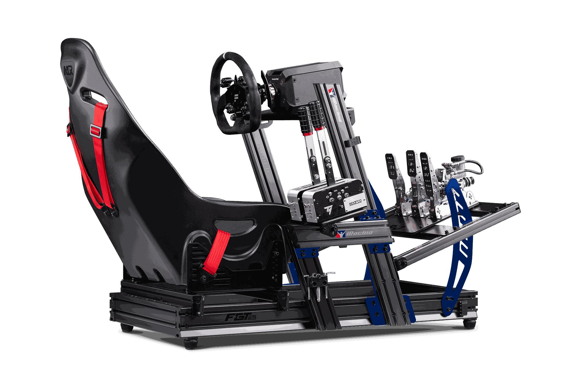 Next Level Racing F GT Elite Cockpit - iRacing Edition | Premium Racing Simulator Frame for PC & Console | Perfect for Home Racing Setup & Esports Competition