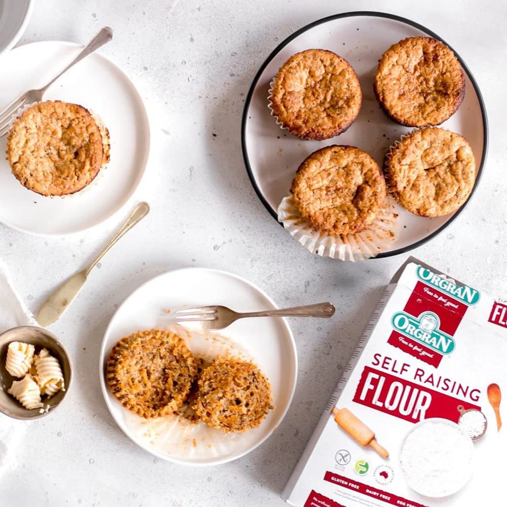 Orgran Gluten Free Self Rising Flour 1.1 lbs (500g) - All-Purpose Baking Mix for Cakes, Cookies & Bread | Vegan, Non-GMO, Allergy-Friendly Pantry Staple for Home Bakers