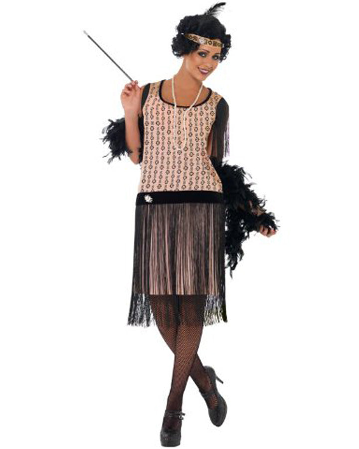 1920s Coco Flapper Women's Costume - Vintage Gatsby Party Dress for Roaring 20s Theme Parties, Halloween & Cosplay